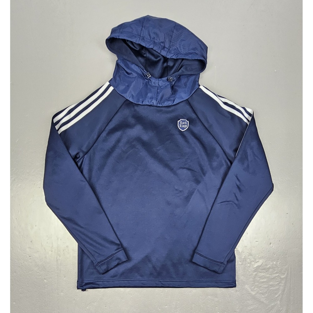 Adidas Pro Tiro 23 COLD.RDY Hoodie Mens Med Blue Sweatshirt Loch Lloyd Golf Club